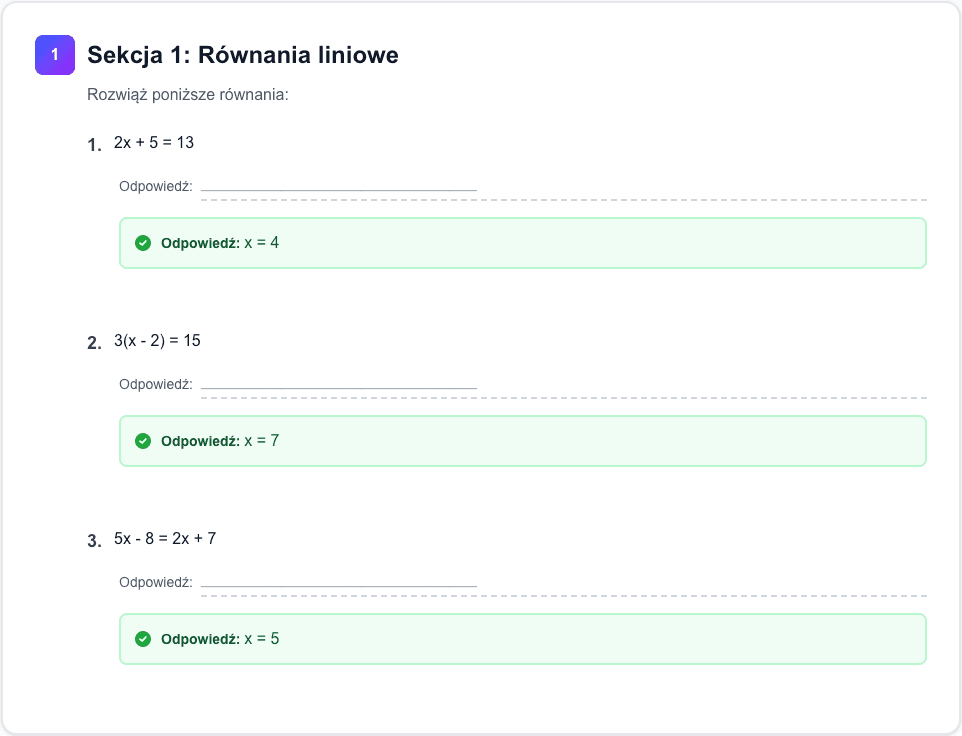 Przykładowy sprawdzian z geografii